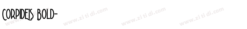 CorpidE1s Bold字体转换